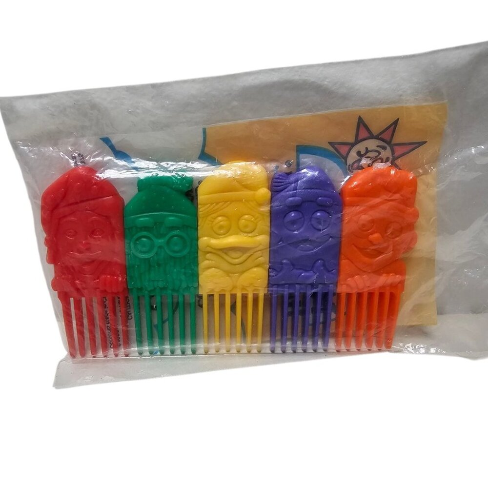 VTG 90s Good Morning Happy Meal Connectible Comb